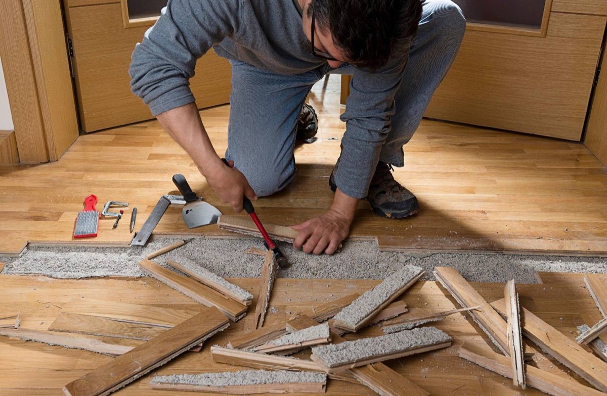 Floor repair service